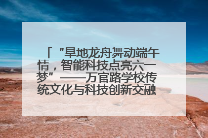 “旱地龙舟舞动端午情，智能科技点亮六一梦”——万官路学校传统文化与科技创新交融的精彩盛宴