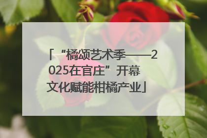 “橘颂艺术季——2025在官庄”开幕 文化赋能柑橘产业