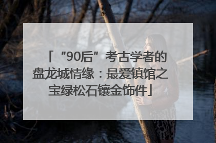 “90后”考古学者的盘龙城情缘：最爱镇馆之宝绿松石镶金饰件