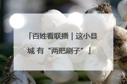 百姓看联播｜这小县城 有“两把刷子”