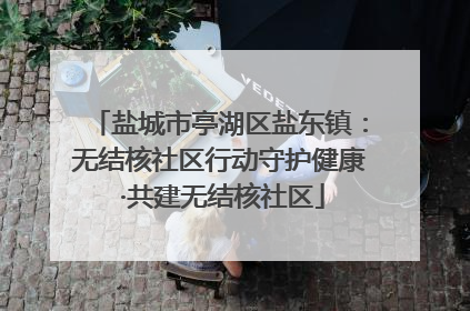 盐城市亭湖区盐东镇：无结核社区行动守护健康 ·共建无结核社区