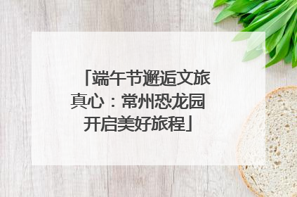 端午节邂逅文旅真心：常州恐龙园开启美好旅程