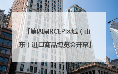 第四届RCEP区域（山东）进口商品博览会开幕