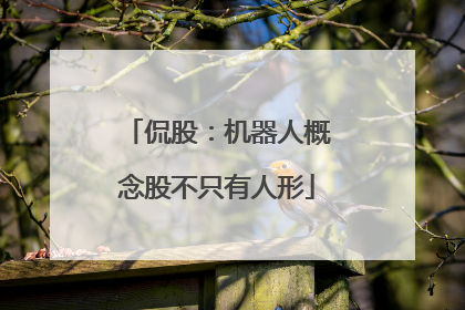 侃股：机器人概念股不只有人形
