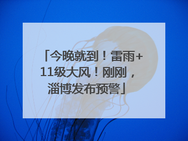 今晚就到！雷雨+11级大风！刚刚，淄博发布预警
