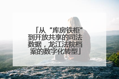 从“库房铁柜”到开放共享的司法数据，龙江法院档案的数字化转型