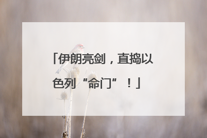 伊朗亮剑，直捣以色列“命门”！