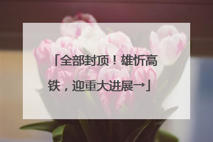 全部封顶！雄忻高铁，迎重大进展→