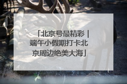 北京号最精彩｜端午小假期打卡北京周边绝美大海
