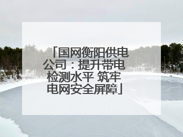 国网衡阳供电公司：提升带电检测水平 筑牢电网安全屏障