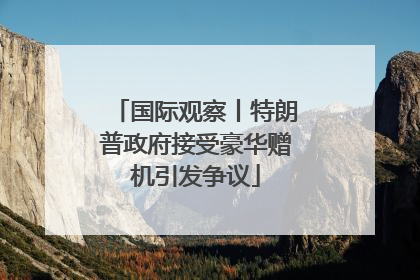 国际观察丨特朗普政府接受豪华赠机引发争议