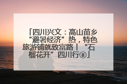 四川兴文：高山苗乡“避暑经济”热，特色旅游铺就致富路丨“石榴花开”四川行⑧