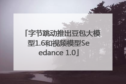 字节跳动推出豆包大模型1.6和视频模型Seedance 1.0