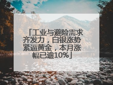 工业与避险需求齐发力，白银涨势紧逼黄金，本月涨幅已逾10%