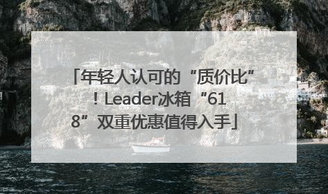 年轻人认可的“质价比”！Leader冰箱“618”双重优惠值得入手