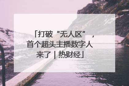 打破“无人区”，首个超头主播数字人来了｜热财经