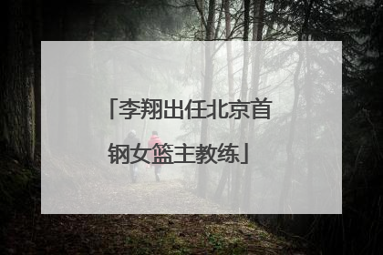 李翔出任北京首钢女篮主教练