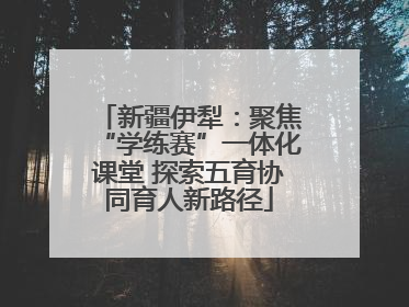 新疆伊犁：聚焦“学练赛”一体化课堂 探索五育协同育人新路径