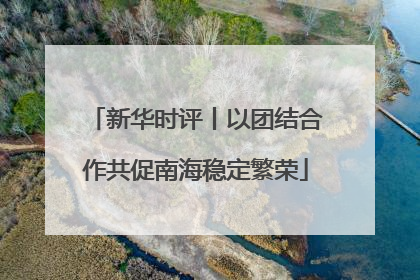 新华时评丨以团结合作共促南海稳定繁荣
