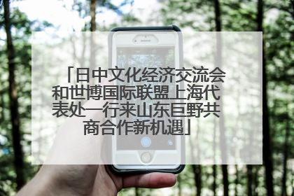 日中文化经济交流会和世博国际联盟上海代表处一行来山东巨野共商合作新机遇