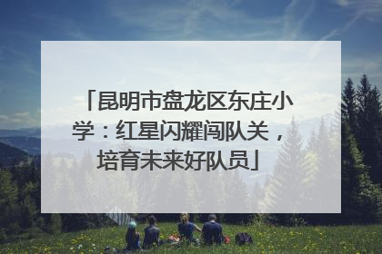 昆明市盘龙区东庄小学：红星闪耀闯队关，培育未来好队员
