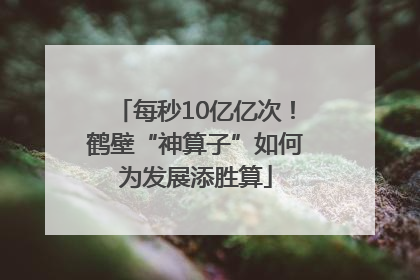 每秒10亿亿次！鹤壁“神算子”如何为发展添胜算