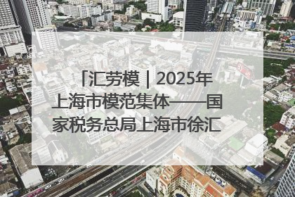 汇劳模｜2025年上海市模范集体——国家税务总局上海市徐汇区税务局第一税务所