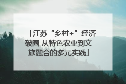 江苏“乡村+”经济破圈 从特色农业到文旅融合的多元实践