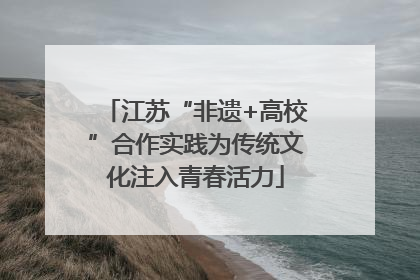江苏“非遗+高校”合作实践为传统文化注入青春活力