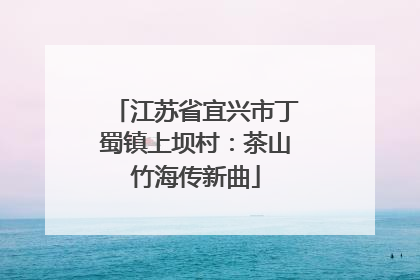 江苏省宜兴市丁蜀镇上坝村：茶山竹海传新曲