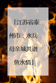 江苏省泰州市：水兵母亲城共谱鱼水情