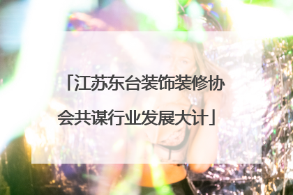 江苏东台装饰装修协会共谋行业发展大计