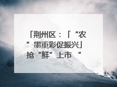 荆州区：「“农”墨重彩促振兴」抢“鲜”上市 “采摘经济”助农“甜蜜增收”