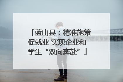 蓝山县：精准施策促就业 实现企业和学生“双向奔赴”