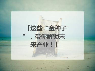 这些“金种子”，带你解锁未来产业！