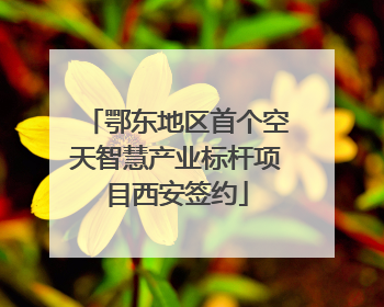 鄂东地区首个空天智慧产业标杆项目西安签约