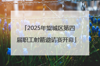 2025年望城区第四届职工射箭邀请赛开幕