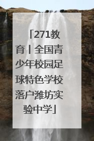 271教育丨全国青少年校园足球特色学校落户潍坊实验中学